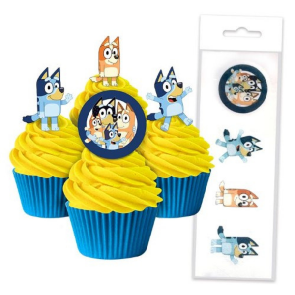Cake Craft Wafer Toppers Pack of 16 Bluey