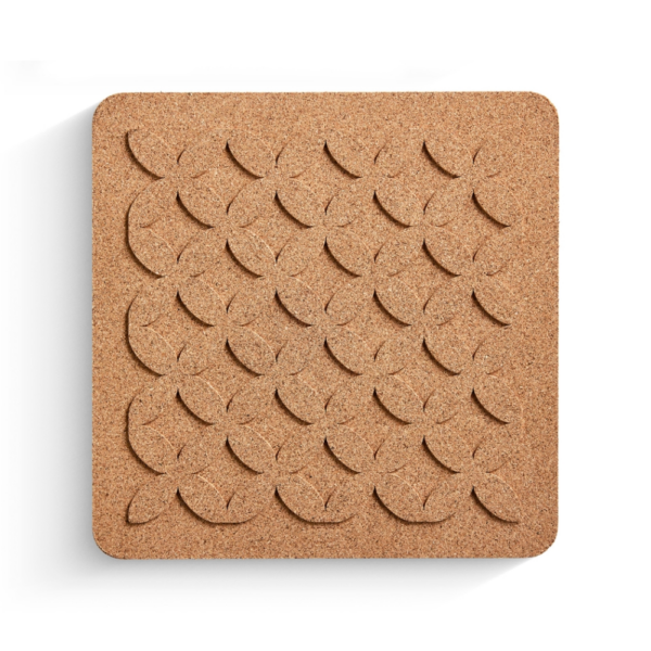 Born in Sweden Cork Trivet Flora 19.5cm Natural
