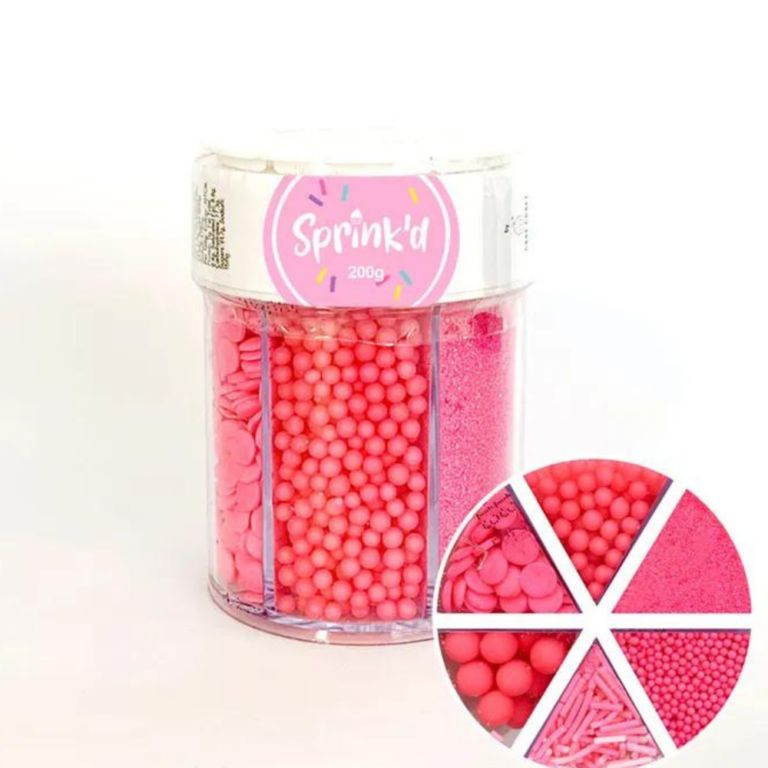 Sprink’d 6 Cavity 200g Bright Pink
