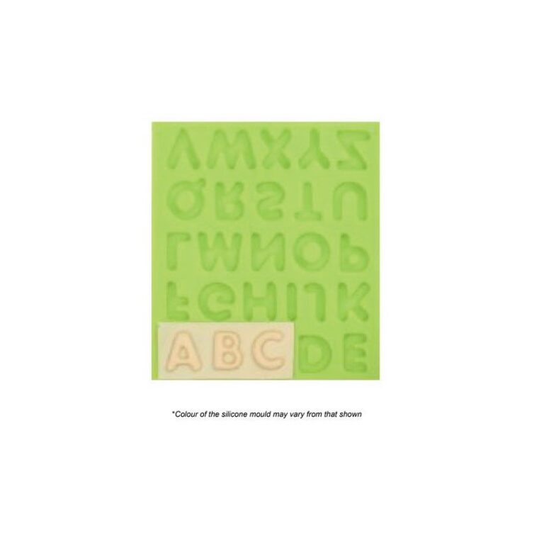 Silicone Mould Bubble Alphabet
