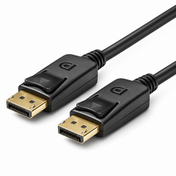 2m DisplayPort v1.2 Cable w/ Gold Shell Connectors DDC Compliant 4K60Hz
