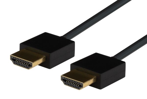 2M HDMI BLACK Nano High Speed w/ Ethernet Cable. UHD Display up to 4K2K@60H