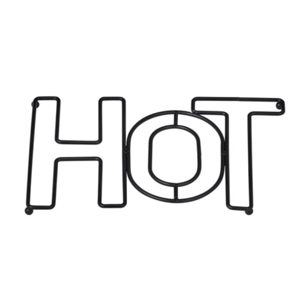 Assemble Hot Metal Trivet 24.5cm Black