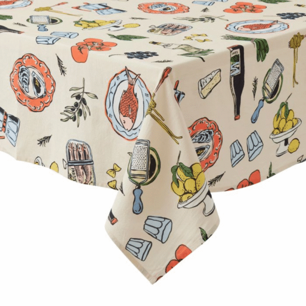 Assemble Deli Cotton Tablecloth 140x240cm