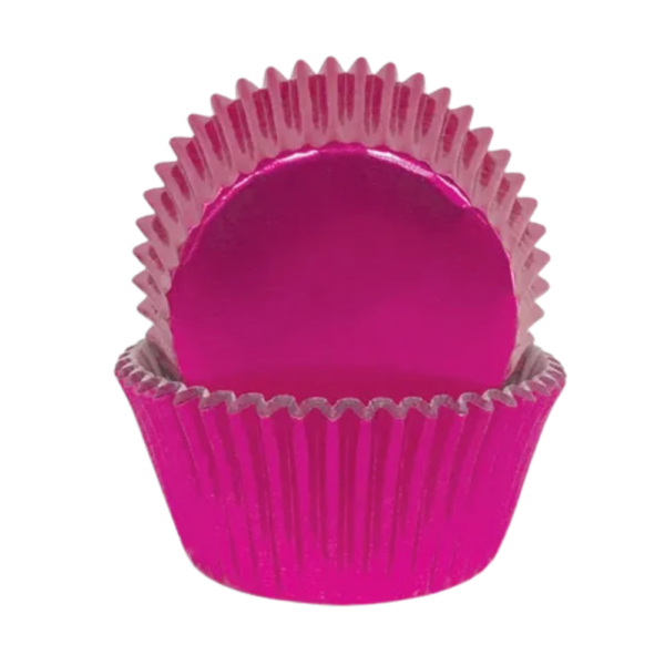 Cake Craft 408 Foil Baking Cups 72 Pack Pink