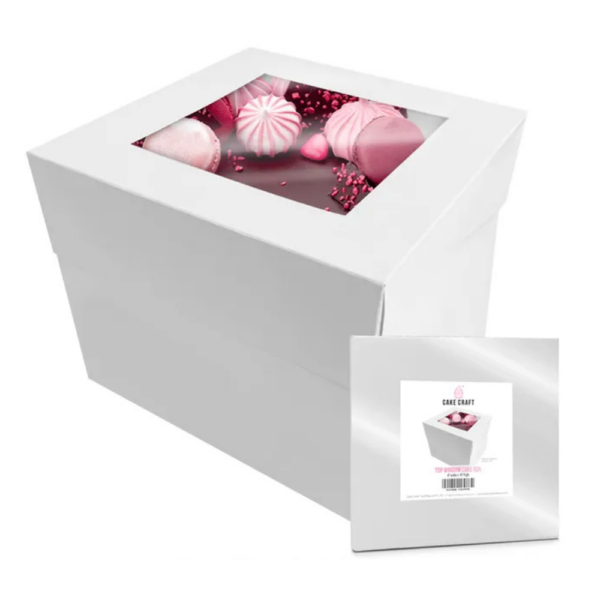 Cake Craft Display Window Cake Box 20x25cm