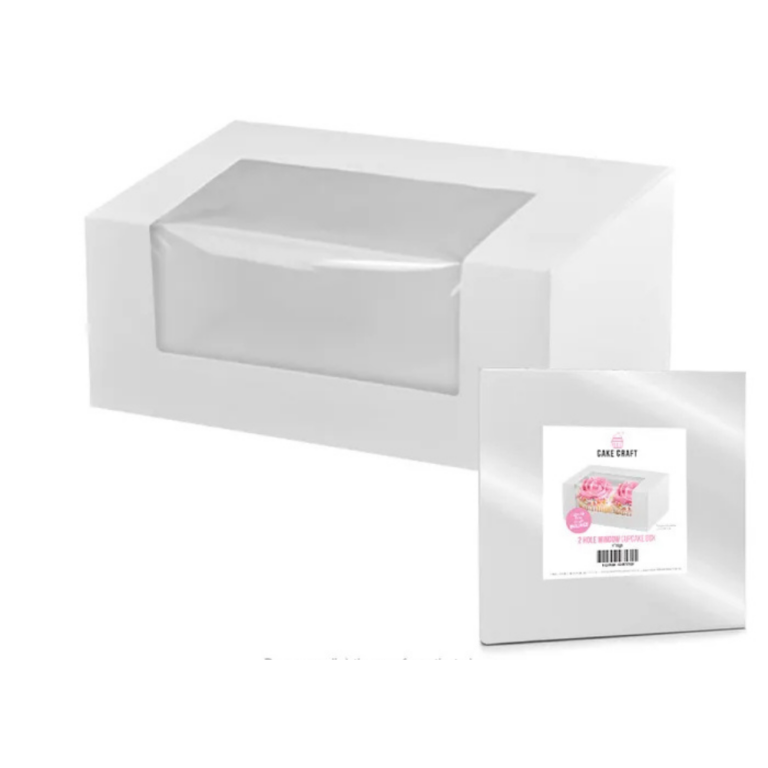 Cake Craft Display Cupcake Box 2 Holes