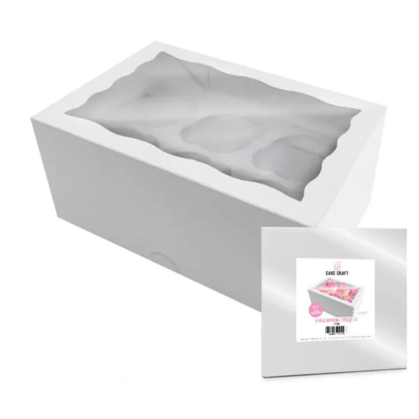 Cake Craft Display Cupcake Box 6 Holes