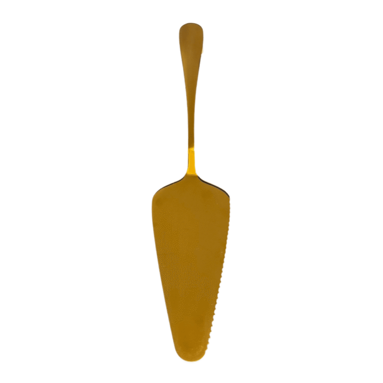 Stainless Steel Cake Slicer Gold