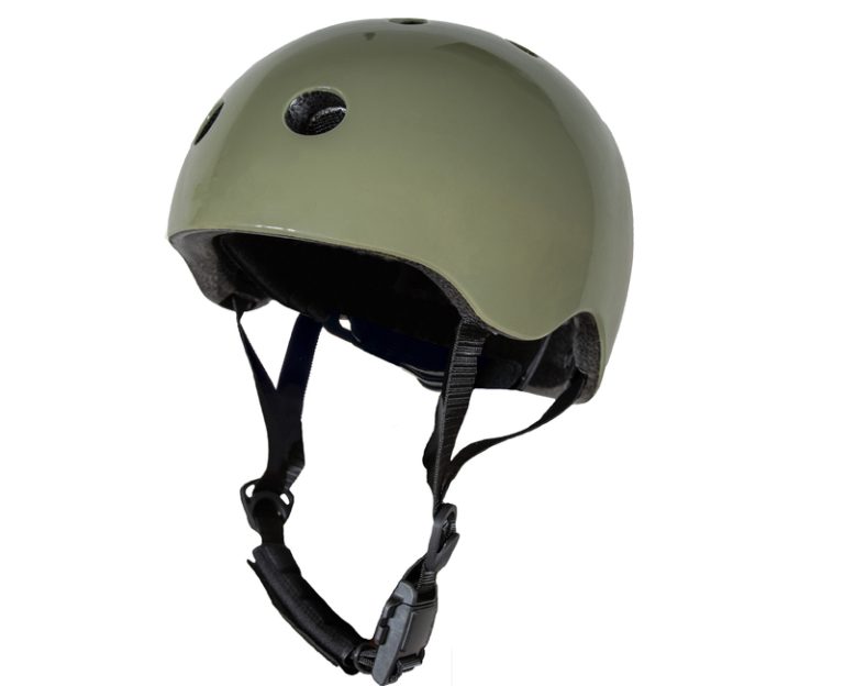 Small Vintage Green Helmet