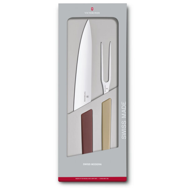 Victorinox Swiss Modern Carving Set Grape/Almond