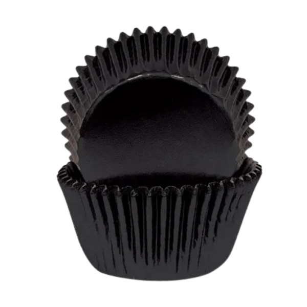 Cake Craft 700 Foil Baking Cups 72 Pack Black