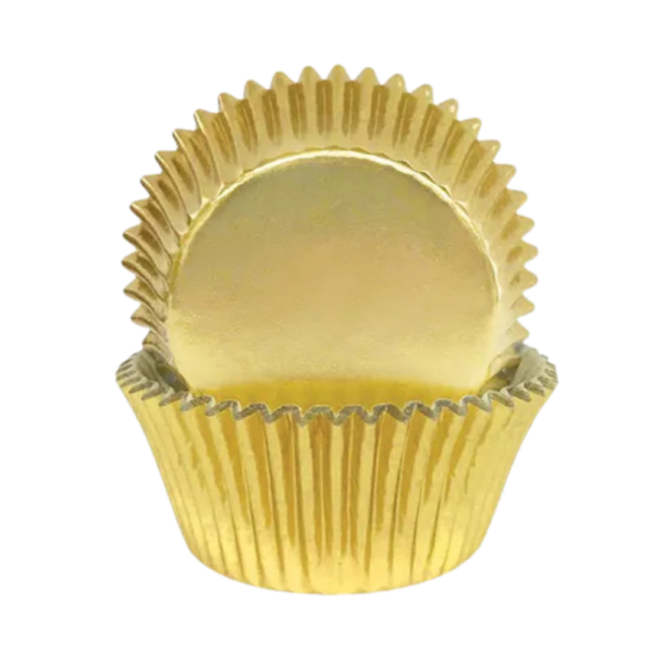 Cake Craft 700 Foil Baking Cups 72 Pack Gold