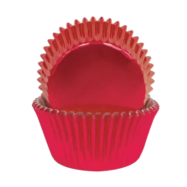 Cake Craft 700 Foil Baking Cups 72 Pack Red