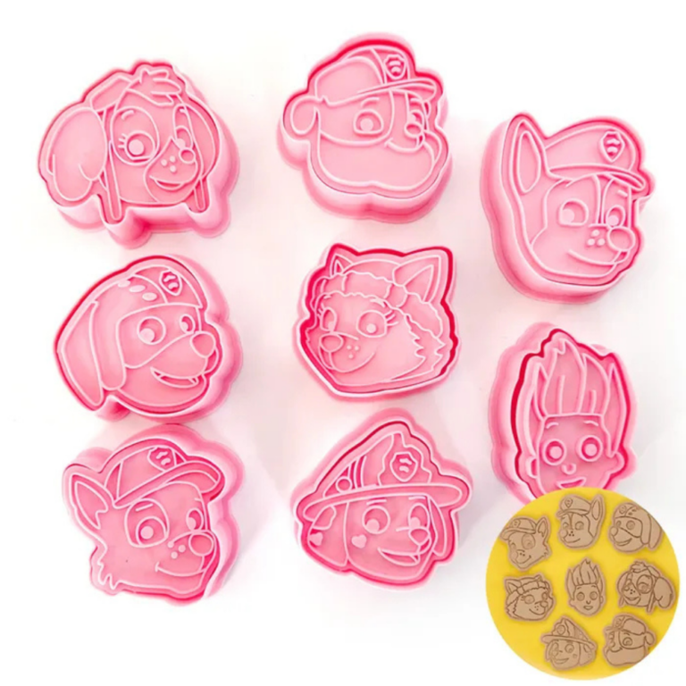 Cake Craft Cookie Cutters Paw Patrol Set of 8