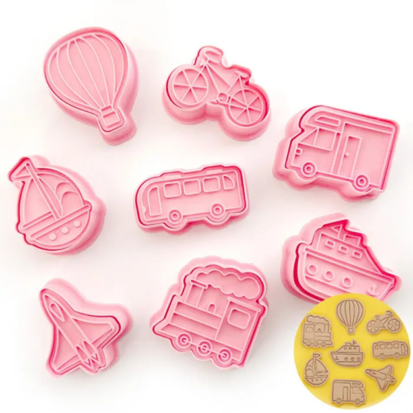 Cake Craft Cookie Cutters Travel Set of 8