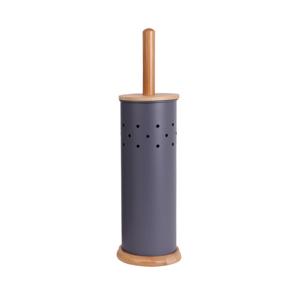 White Magic Eco Basics Toilet Set Charcoal
