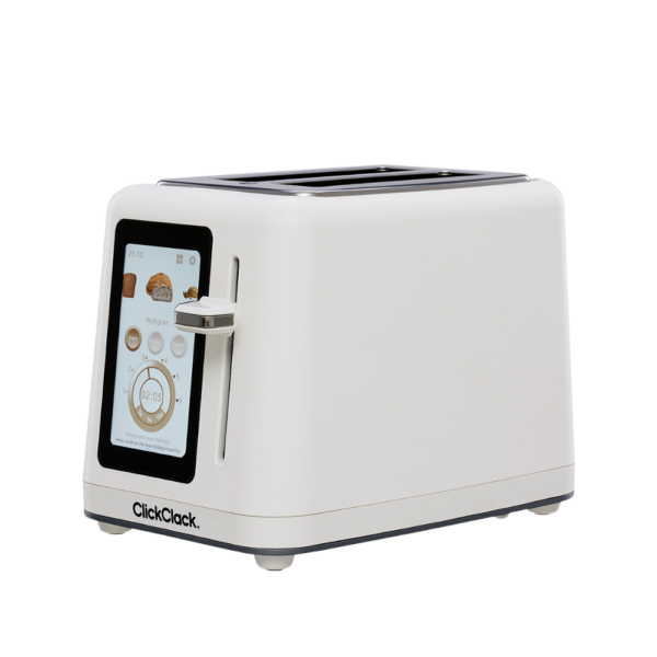 ClickClack Touch IQ 2 Slice Toaster White