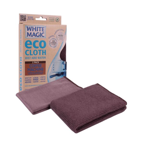 White Magic Microfibre Eco Coffee Cloth 2 Pack