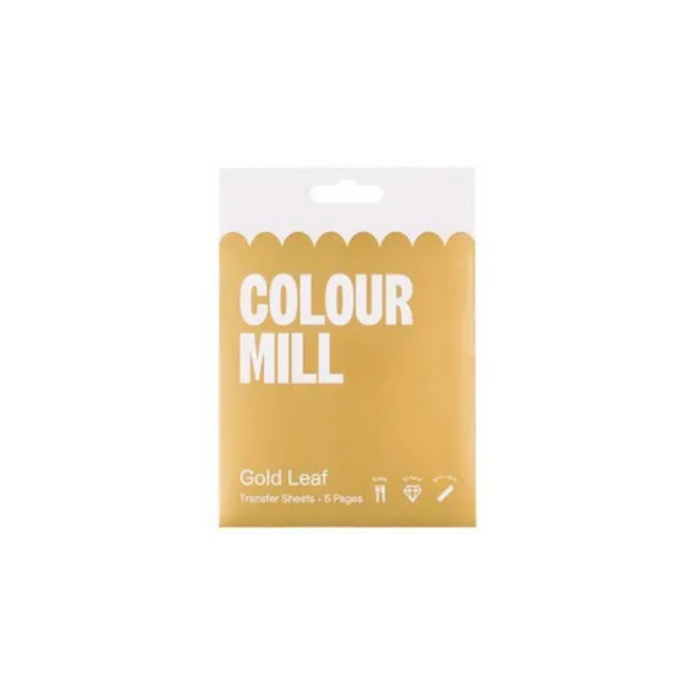 Colour Mill Gold Leaf Transfer Sheets 5 Pack