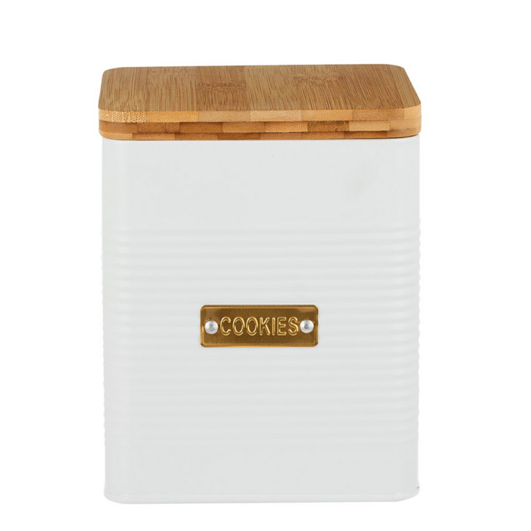 Typhoon Otto Square Cookies Canister White