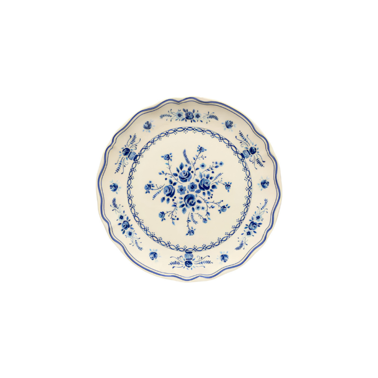 Costa Nova Vila Salad/Dessert Plate Beige/Blue 21cm