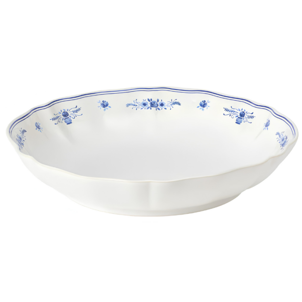 Costa Nova Vila Serving Bowl White/Blue 34cm