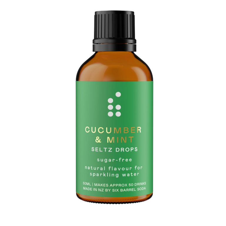 Six Barrel Soda Cucumber & Mint Seltzer Drops 50ml