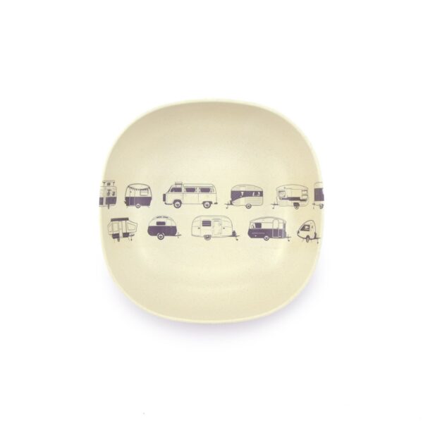 Van Go Collections Destination Cereal Bowl 15cm Grey Caravans