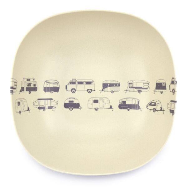 Van Go Collections Destination Salad Bowl 23cm Grey Caravans