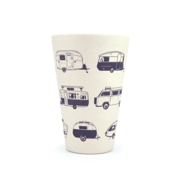 Van Go Collections Destination Bamboo Tumbler Grey Caravans