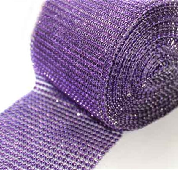 Diamond Rhinestone Cake Wrap Purple