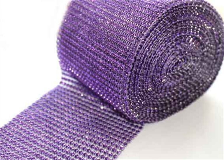 Diamond Rhinestone Cake Wrap Purple
