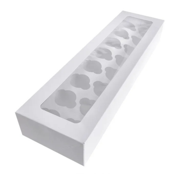 Cake Craft Display Mini Long Cupcake Box 16 Hole