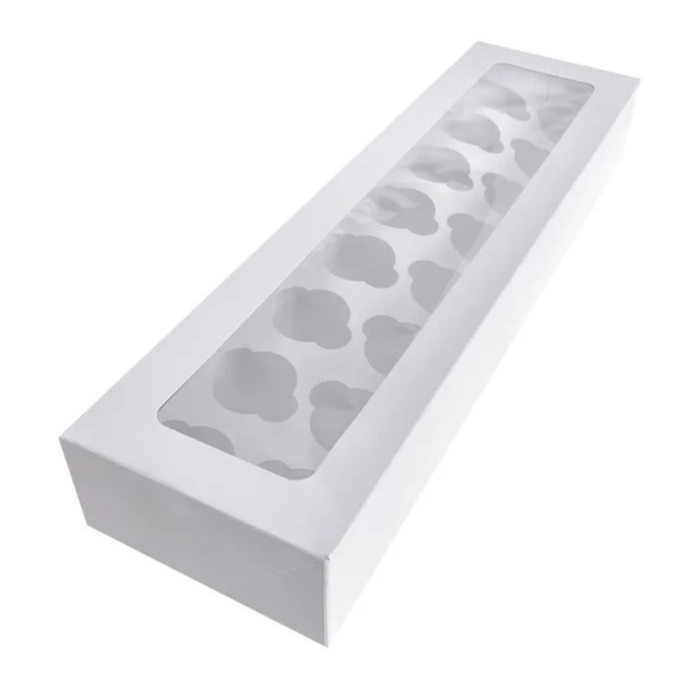 Cake Craft Display Mini Long Cupcake Box 16 Hole