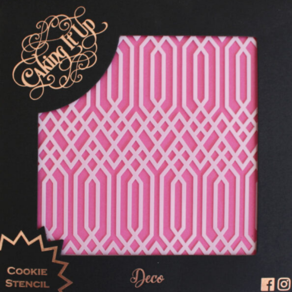 Caking It Up Cookie Stencil Deco