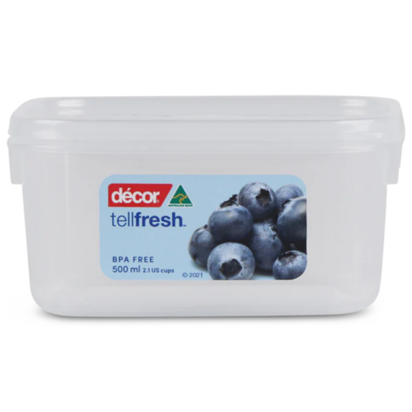 Decor Tellfresh Oblong Storer 500ml