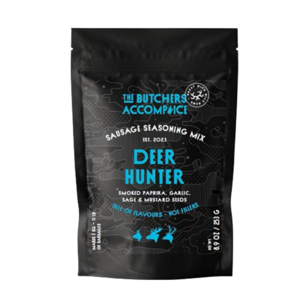 The Butchers Accomplice Sausage Seasoning Mix: Deer Hunter 253g