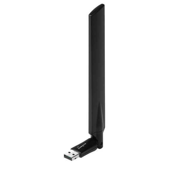 AC600 WiFi Dual-Band High Gain USB Adapter. IEEE 802.11ac & backward compatible.