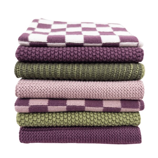 Ecovask Daily Use Dish Cloths 7 Pack Lilah