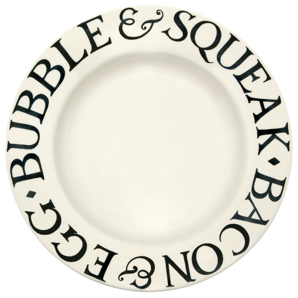 Emma Bridgewater Black Toast Bacon & Egg Plate 27cm
