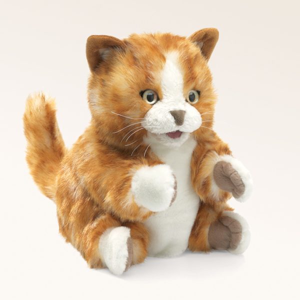 Orange Tabby Kitten Puppet
