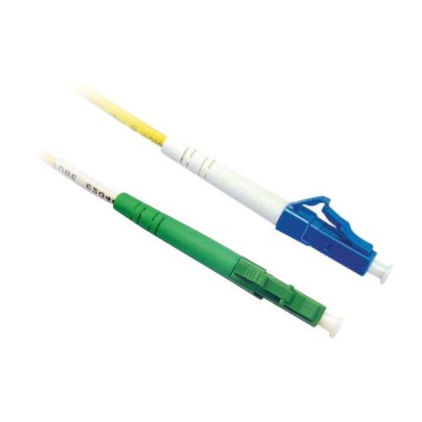 5M 9u LC APC/LC Simplex Single Mode G657A1 Bend Insensitive Fibre Lead Yellow LSZH Jacket