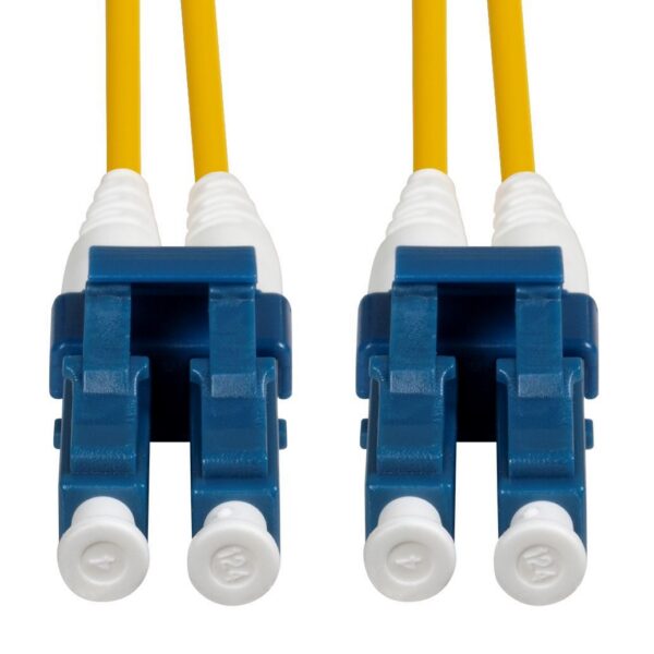 5M 9u LC/LC Duplex Single Mode G657A1 Bend Insensitive Fibre Lead Yellow LSZH Jacket
