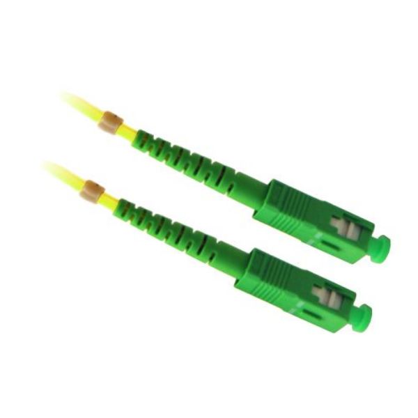 2M 9u SCAPC/SC Simplex Single Mode G657A1 Bend Insensitive Fibre Lead Yellow LSZH Jacket