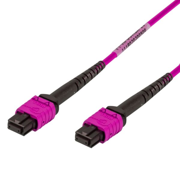 5M OM4 MPO ELITE Trunk Multimode Fibre Cable Polarity C Crossed Trunk Cable