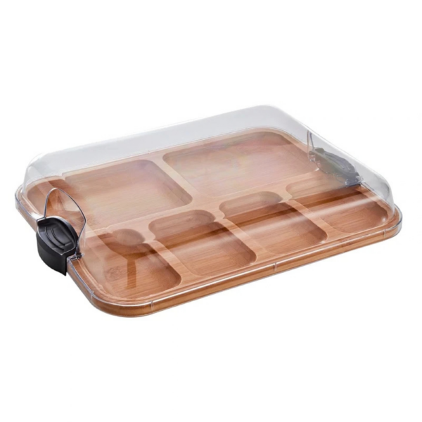 Farberware Build-a-Board Bamboo Divided Rectangular Board 38x28cm