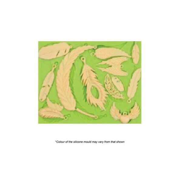 Silicone Mould Assorted Feather & Wing
