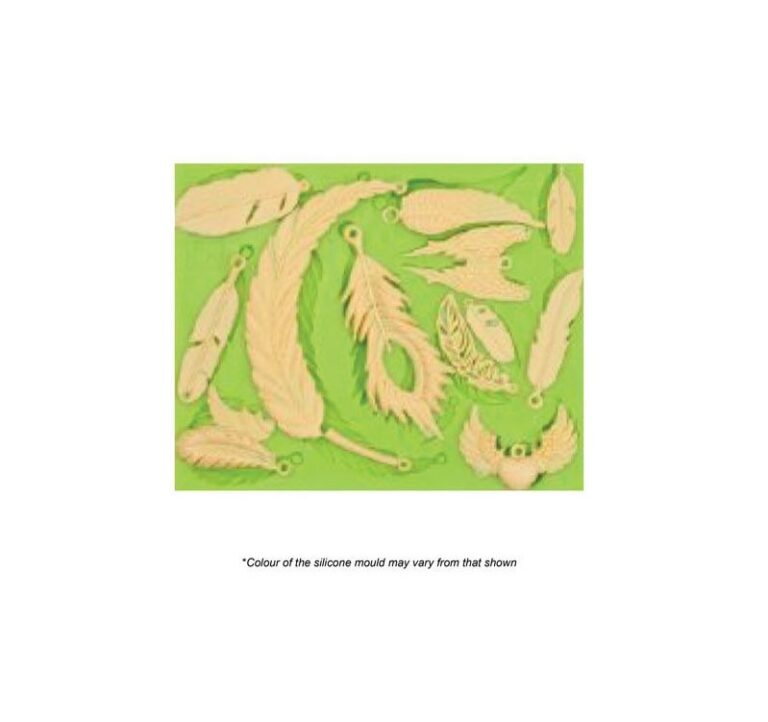 Silicone Mould Assorted Feather & Wing