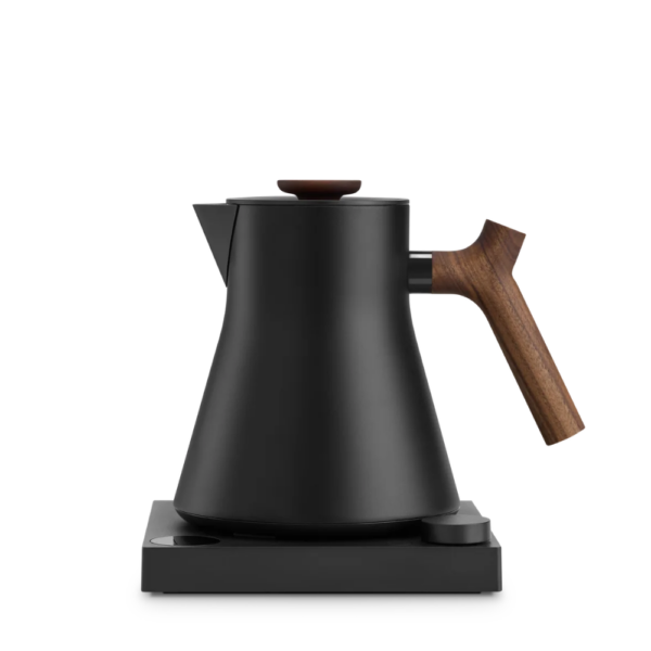Fellow Corvo EKG Electric Kettle Matte Black with Walnut Handle 900ml